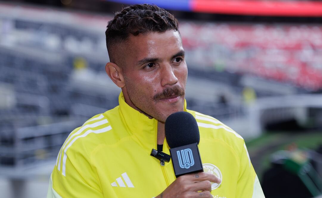 Jonathan dos Santos en entrevista con EL UNIVERSAL Deportes. Fernanda Rojas/ EL UNIVERSAL