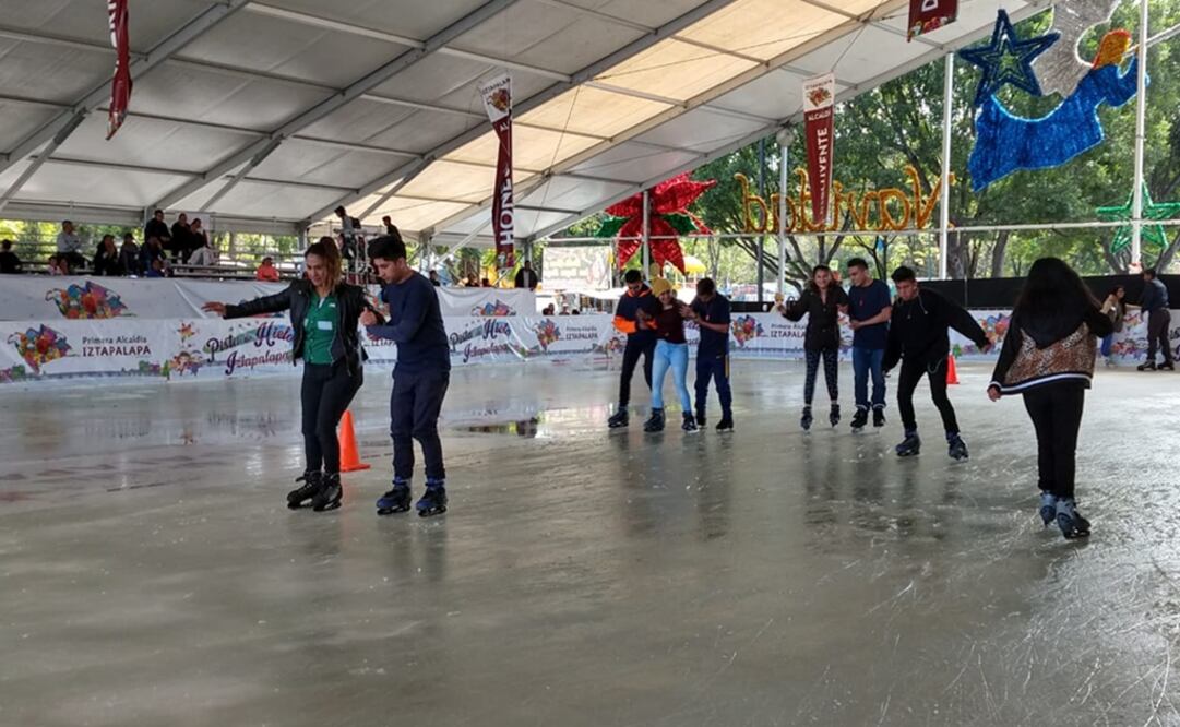 Las pistas de hielo estará abiertas al público de 10:00 a 20:00 horas. Foto: Especial 