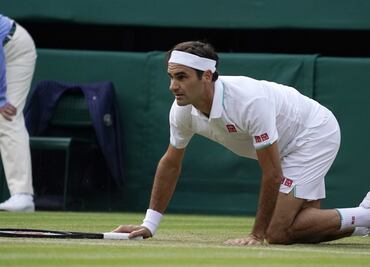 Roger Federer se enfada tras polémica arbitral en el España-Suiza