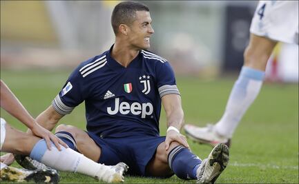 Cristiano Ronaldo salió lesionado del partido entre la Juventus y Lazio