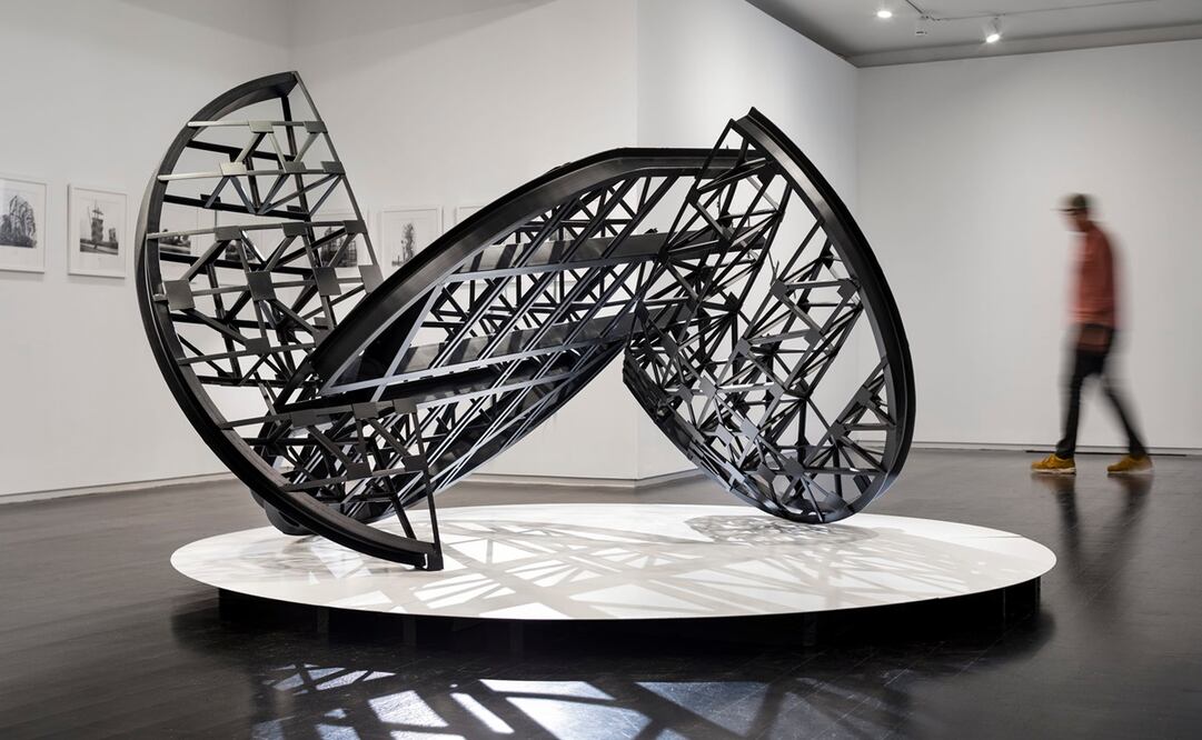 "Station No. 9" (2017), escultura de Frida Escobedo, cuyo precio es de 100 mil dólares en Galerie Nordenhake, de reciente ingreso en la Ciudad de México. Foto: Cortesía Art Basel Miami Beach