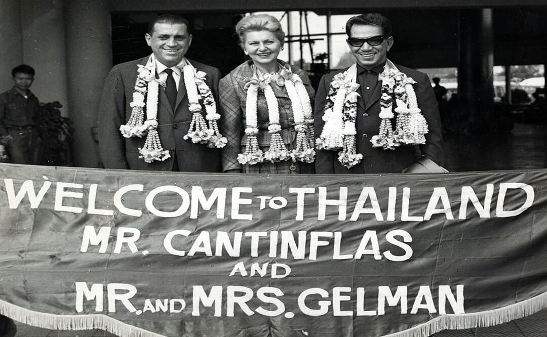 En su gira mundial para promocionar el filme "Pepe" (1961), Mario Moreno Cantinflas se encontró con una cálida bienvenida en Tailandia, donde el público manifestó gran entusiasmo por sus trabajos. Archivo EL UNIVERSAL.