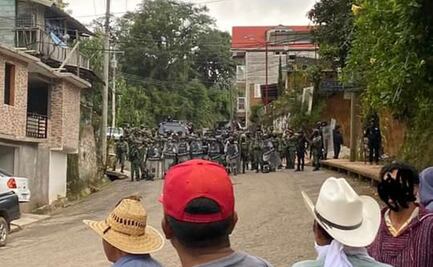 Ejército desaloja a campesinos en tramos carreteros de la Sierra Madre de Chiapas