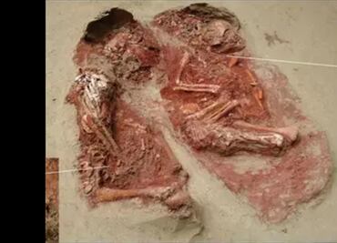 Identifican el entierro de bebés gemelos más antiguo, ¡es de hace 31 mil años!