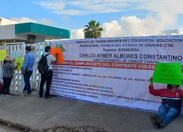 Maestros del Conalep no asisten a inicio del ciclo escolar en Chiapas