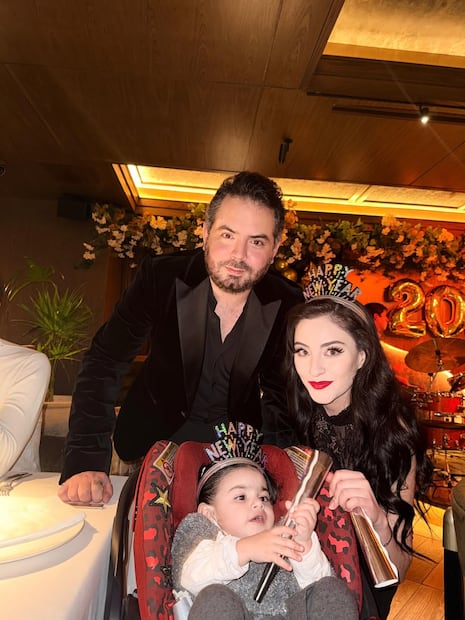 El actor José Eduardo Berbez y la modelo Paola Dalay le dieron la bienvenida a su hija en 2024. Foto: Instagram @paodalay_2203