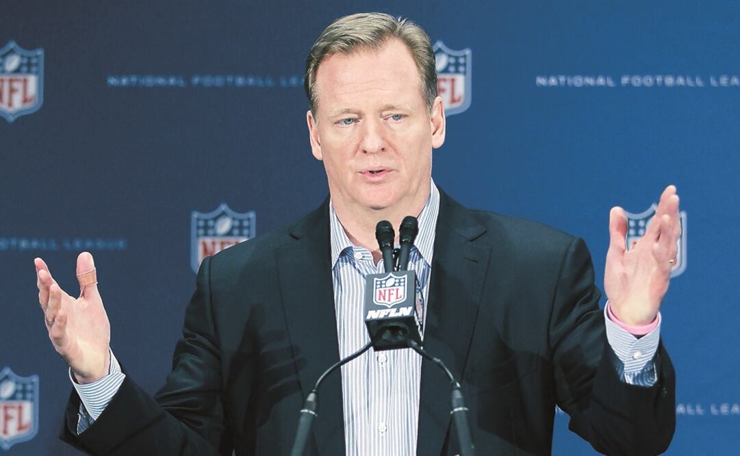 El comisionado Roger Goodell cree que habrá estrategias más agresivas. (ARCHIVO. EL UNIVERSAL)