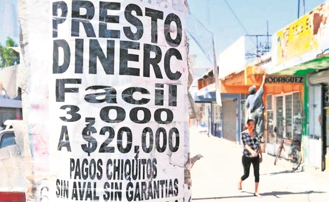 Expertos advierten que por préstamos de 800 pesos existen casos de gente que paga de 8 mil a 9 mil pesos por las tasas que se aplican. Foto: Archivo. El Universal