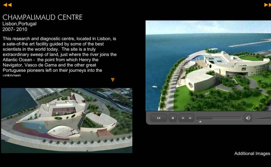 Fuera de las fronteras indias, Correa dejó su impronta en el Centro Champalimaud para el Estudio de lo Desconocido en Lisboa o en el Museo Aga Khan de Toronto. FOTO: Charlescorrea.net