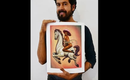 Fabián Cháirez, el artista que pintó a Zapata feminizado