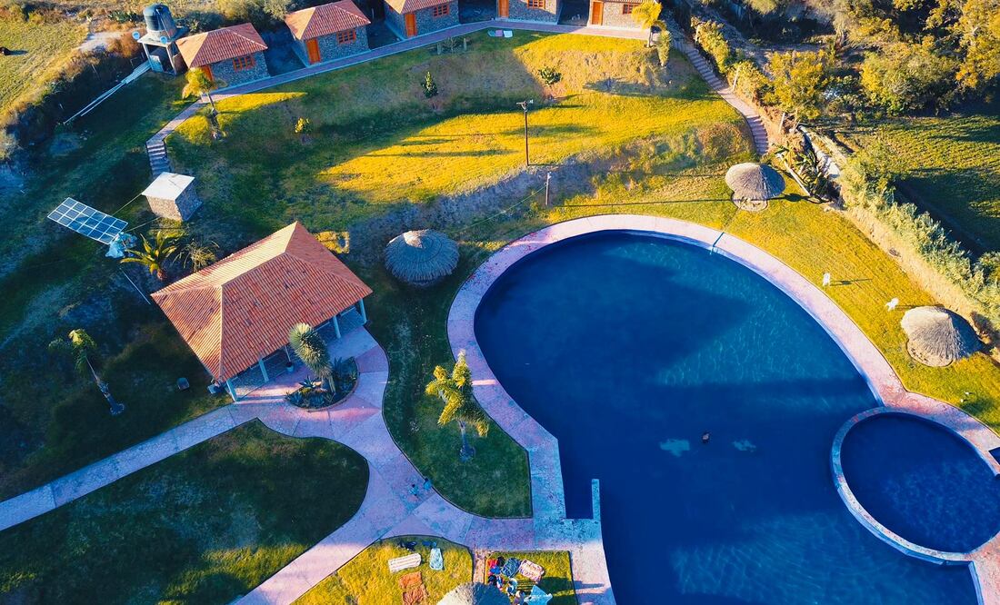 La Heredad, cabañas y aguas termales en Hidalgo