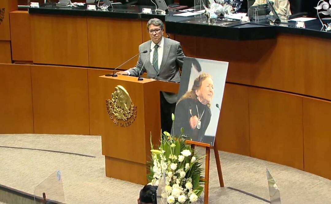 Ricardo Monreal, coordinador de la Morena en el Senado. Foto: Captura de pantalla