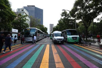 Ponen horario a camiones en el Centro Histórico