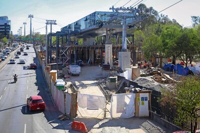 Avanzan obras en la L3 del Cablebús, sin fecha de apertura