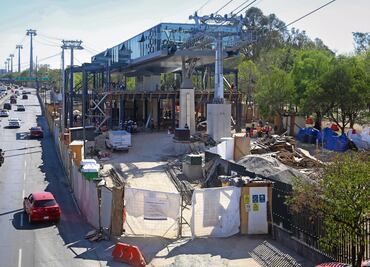 Avanzan obras en la L3 del Cablebús, sin fecha de apertura