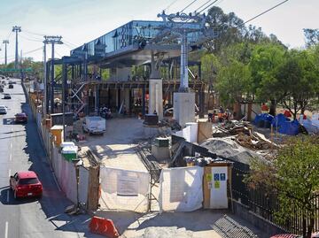 Avanzan obras en la L3 del Cablebús, sin fecha de apertura