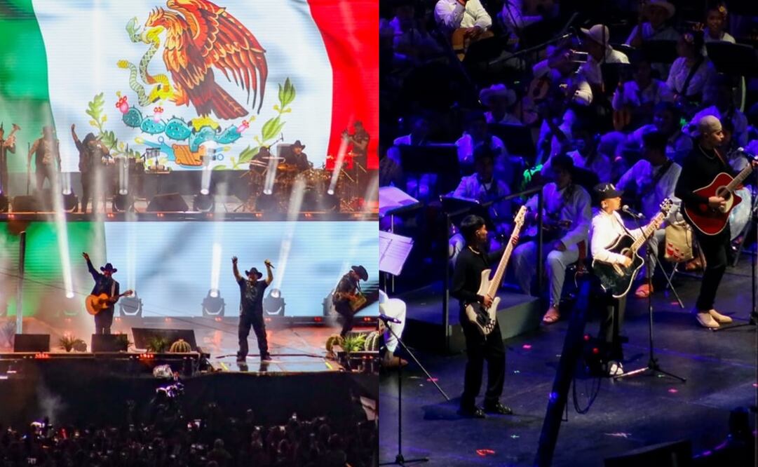 Grupo Frontera y Yahritza y su Esencia amenizan las fiestas patrias en el Zócalo Capitalino. Fotos: Hugo Salvador/EL UNIVERSAL.