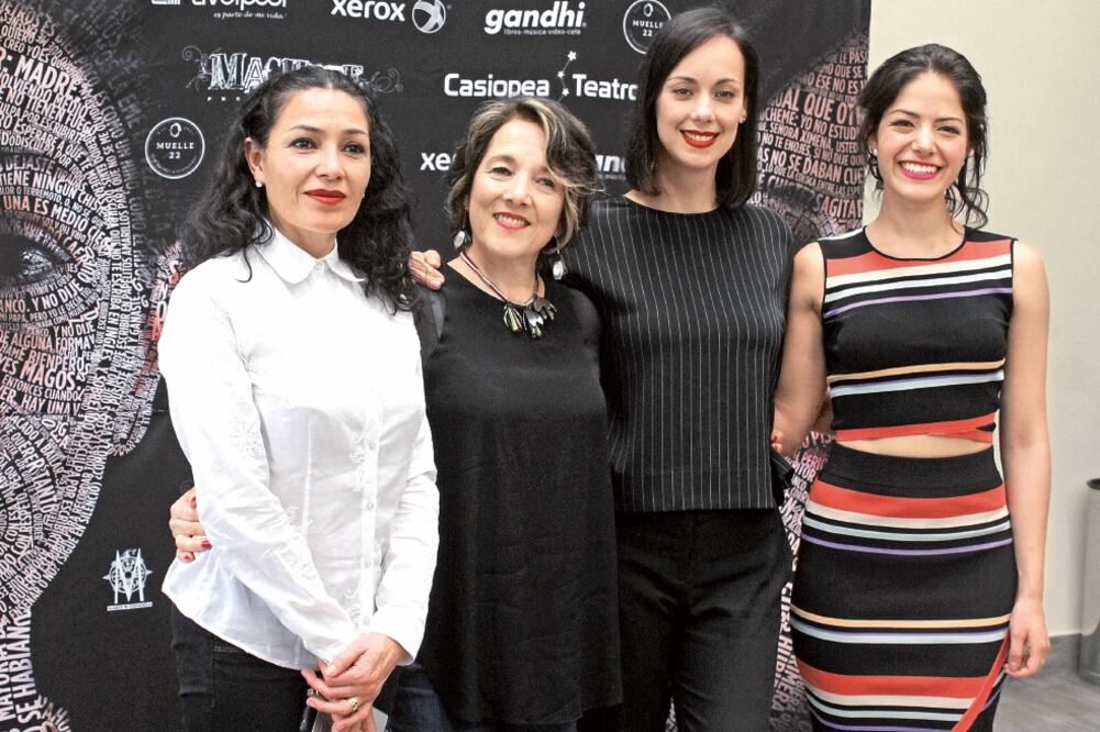 Dolores Heredia, Paulina García, Gabriela de la Garza y Adriana Labres participan en la obra (CARLOS MEJÍA. EL UNIVERSAL)