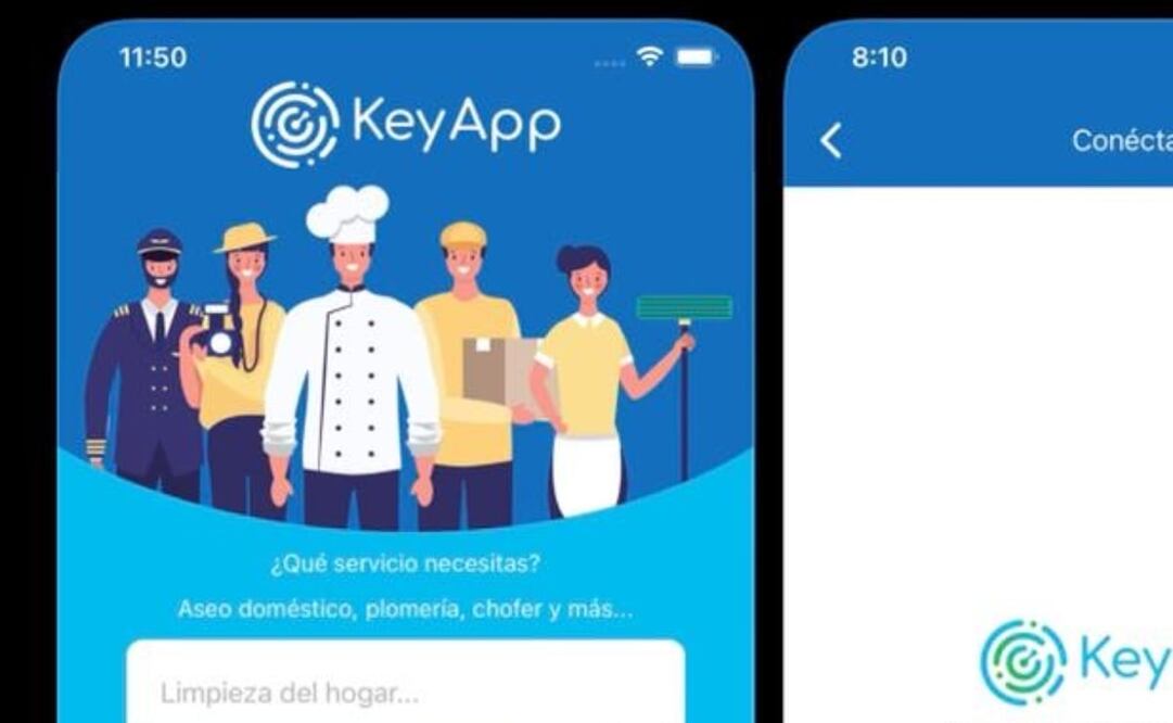 La app promete ayudar a las personas a encontrar empleos y contratar servicios cuando lo necesiten.