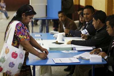 Guatemala elige hoy a su nuevo presidente