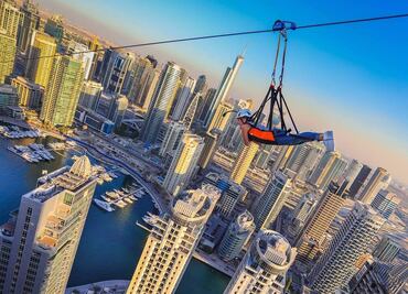 Dónde está la tirolesa urbana más larga del mundo