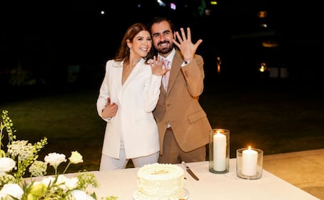 Juan Luis Ealy Díaz y Paulina Reza Fuentes celebran íntima boda civil