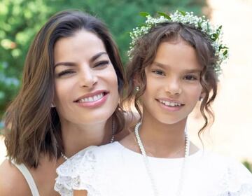 Bárbara Coppel y Alejandro Hank celebran la primera comunión de su hija Amaïa