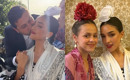 Así disfrutaron Ale Capetillo y su esposo Nader Shoueiry de la Feria de Sevilla