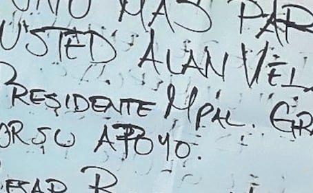 Hallan cadáver con mensaje del CJNG dirigido a alcalde de Valle de Chalco