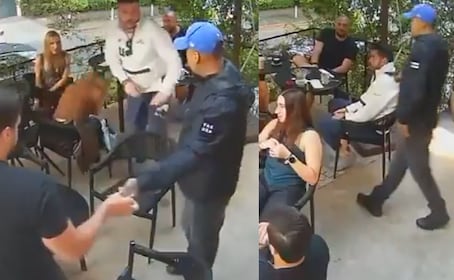 VIDEO: Asalto a mano armada en restaurante exclusivo de Lomas de Chapultepec, en la Miguel Hidalgo