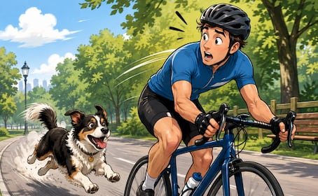 ¿Por que los perros cuando ven a alguien en bicicleta lo persiguen? te contamos sus razones