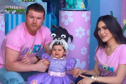 Así fue el primer cumpleaños de Eva, hija de ‘Canelo’ Álvarez y Fernanda Gómez