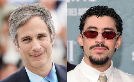 Gael García se roba la atención con divertido baile en concierto de Bad Bunny