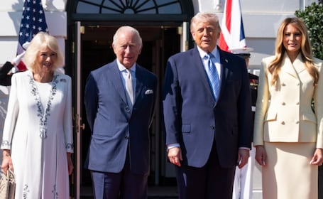 El error de protocolo de la reina Camila en su encuentro con Donald Trump