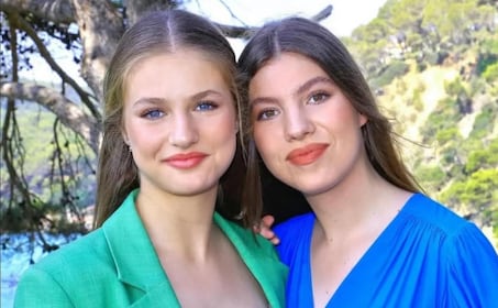 Así captaron a la princesa Leonor y la infanta Sofía en el concierto de Bad Bunny en Madrid