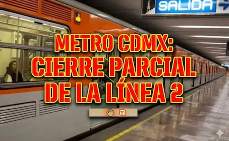 Metro CDMX anuncia cierre parcial de la Línea 2 ¿Cuáles son las estaciones sin servicio? 