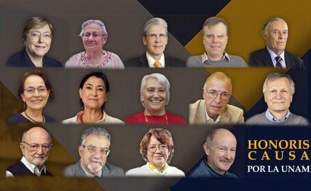 Quiénes son las 14 personalidades que recibieron el doctorado honoris causa de la UNAM