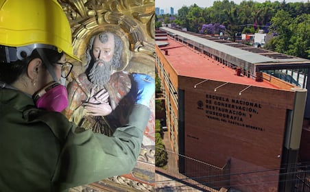 Cómo es estudiar en la ENCRyM, la escuela que salva libros, murales y más