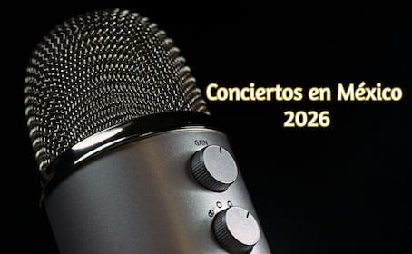 Conoce la cartelera de conciertos para este 2026