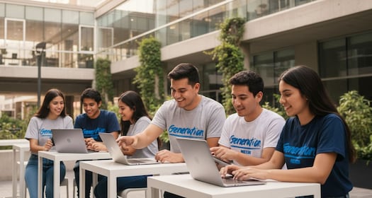 Generation México acerca a jóvenes al empleo tecnológico