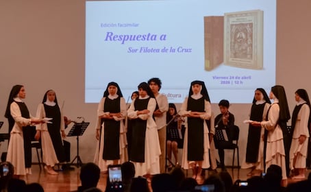 Tec de Monterrey presenta facsímil de Sor Juana en Bellas Artes