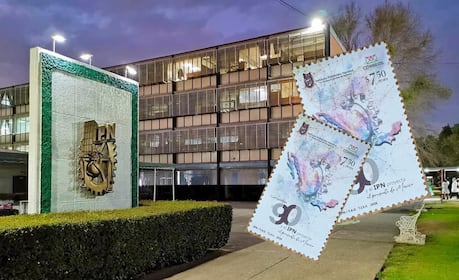 IPN celebra sus 90 años con timbre postal