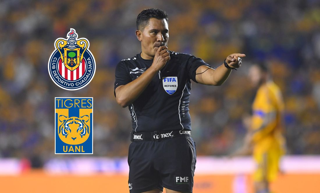 Fernando Guerrero es el árbitro designado para la final de ida Tigres vs Chivas