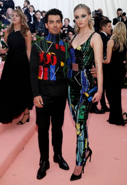 A couple attending the MET Gala 2019.