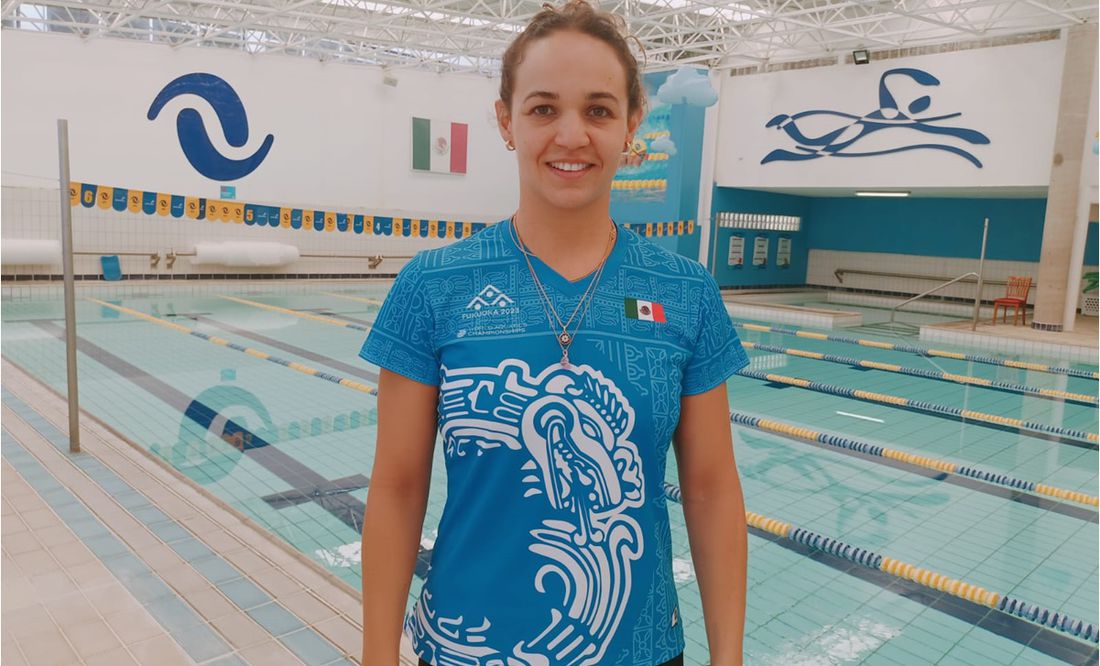 María José Mata Cocco se vistió de oro tras superar dificultades en natación