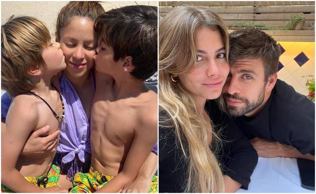 Shakira no quiere que sus hijos convivan con Clara Chía, la novia de su padre desde hace más de un año. Fotos: Instgram.