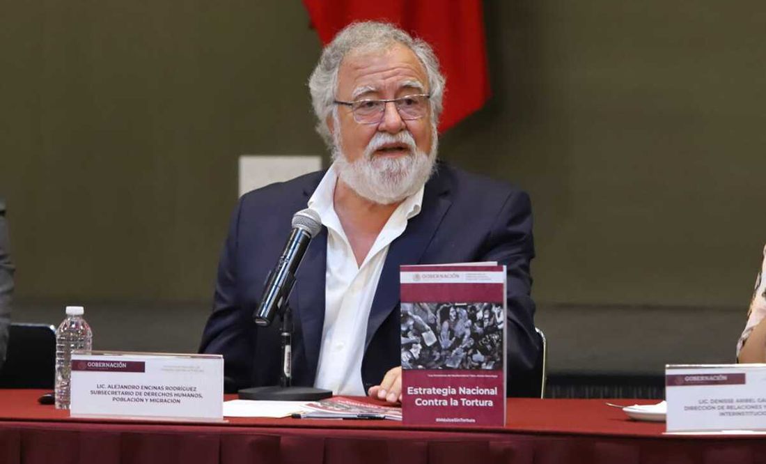 Alejandro Encinas reclama a FGR por falta de programa para prevenir y erradicar la tortura