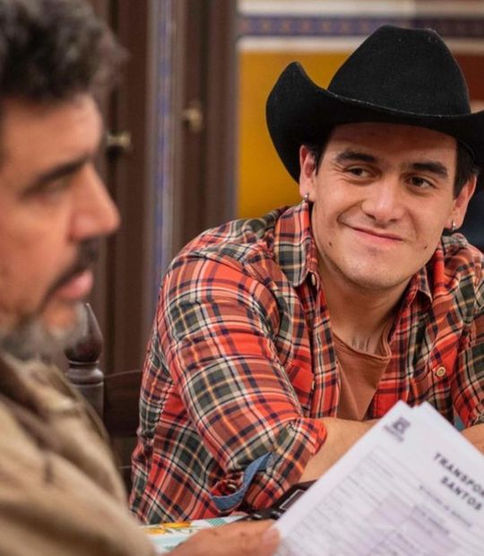 Sergio Reynoso y Julián Figuroa en la telenovela "Mi camino es amarte".
<p>Foto: Instagram