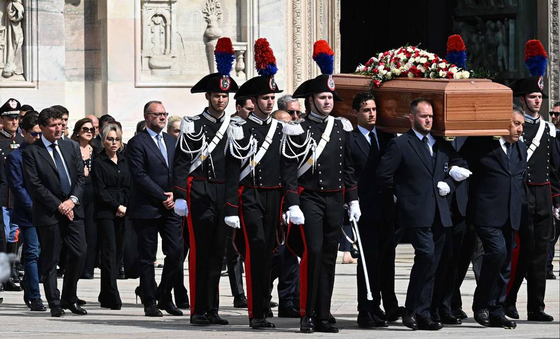 Con funeral de Estado despiden a Silvio Berlusconi en Italia