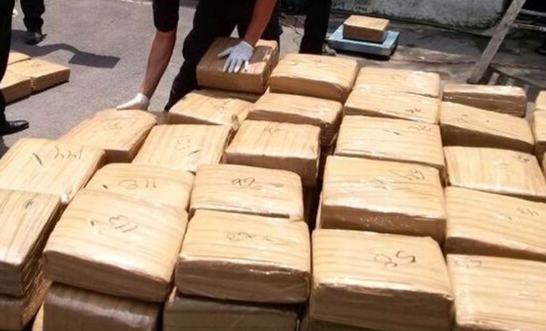 EU decomisa cocaína con valor de 186 millones de dólares